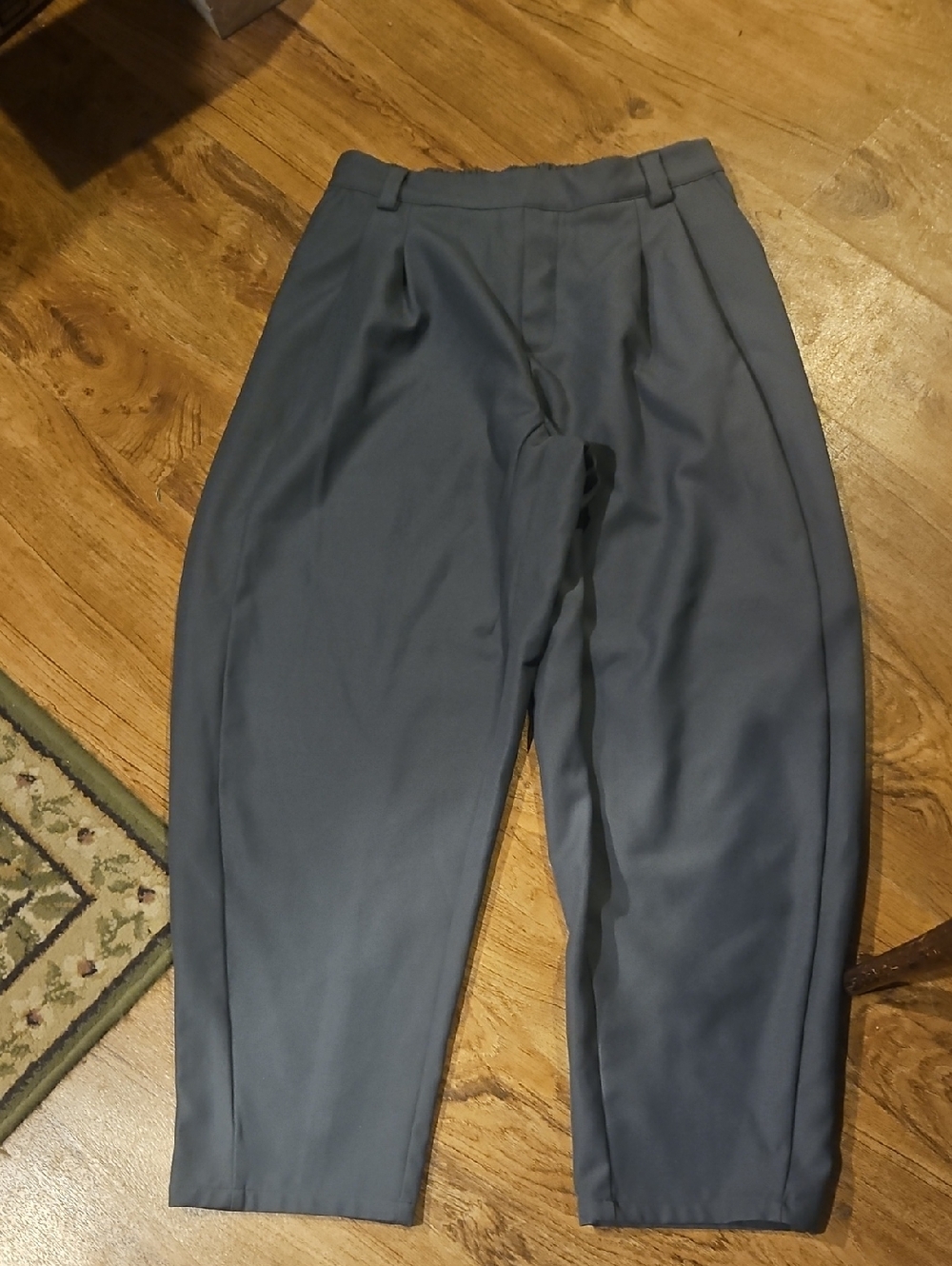 Halara High Waisted Dress Trousers Gray Size Medium